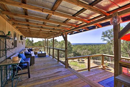 Private Hill Country House with Deck on 7 Acres! - main image