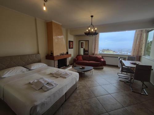 Hillside Villa, Private Pool , Panorama View & Free Parking 2km from Archaeological Museum, Athènes (photo 4)