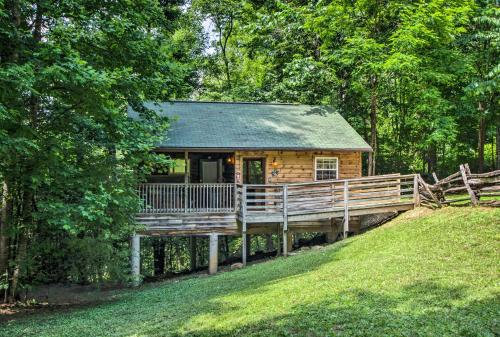 Bryson City Gone Biking Cabin with Porch and Spa - image 2