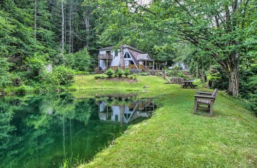 Serene Todd Getaway with Private Pond and Creek Views!