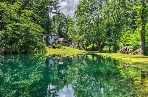 Serene Todd Getaway with Private Pond and Creek Views!