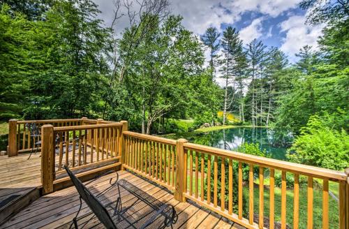 Serene Todd Getaway with Private Pond and Creek Views!