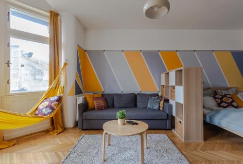 Art Downtown Home styled by a Local Designer, Budapest