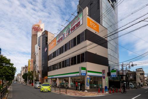 Exterior view, bnb plus Tsuruhashi near Tsuruhashi Subway Station