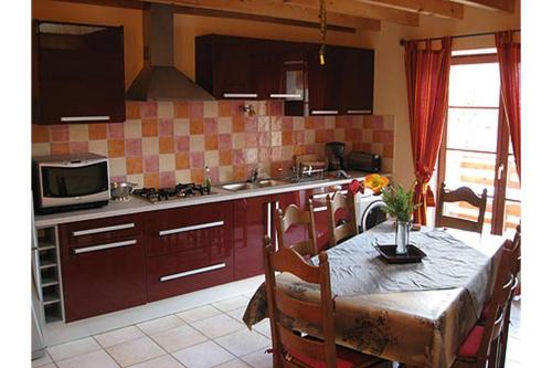 virtuve, Gîte La Morandière (Gite La Morandiere) in Saint-Martin-en-Vercors