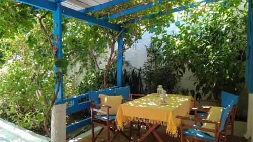 A Cretan house in the garden.