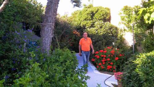 A Cretan house in the garden.