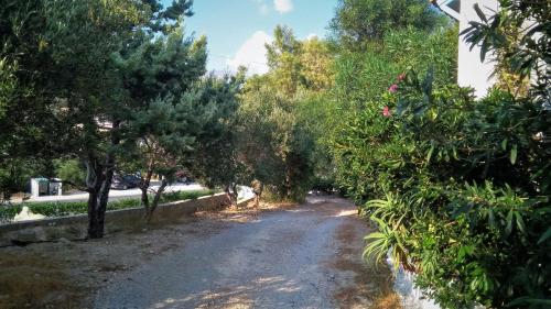 A Cretan house in the garden.