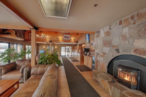 Előcsarnok, Brandin' Iron Inn in West Yellowstone városközpont