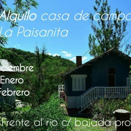 La Paisanita con bajada propia al río