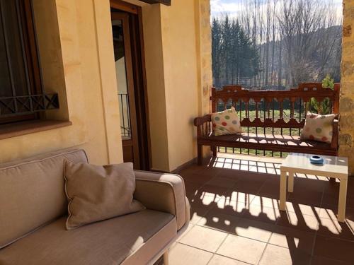 Erkély/terasz, Casa rural Laguna de Una in Una