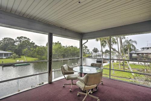 Canalfront Home with Private Dock - 5 Mi to Beaches! in Englewood, USA