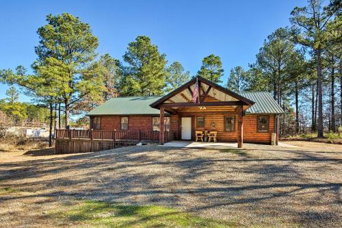 Broken Bow Cabin with Hot Tub and Covered Deck! - main image