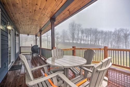 Ski-in and Ski-out Beech Mountain Cabin with Deck!