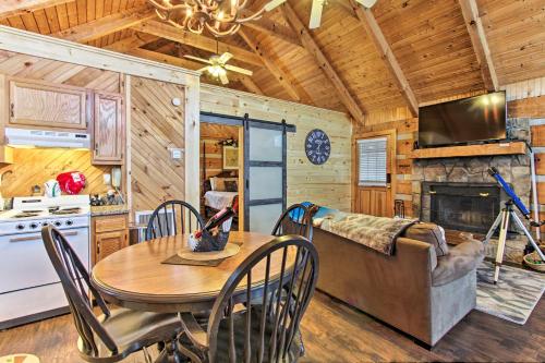 Sevierville Cabin with Private Hot Tub and Fireplace!