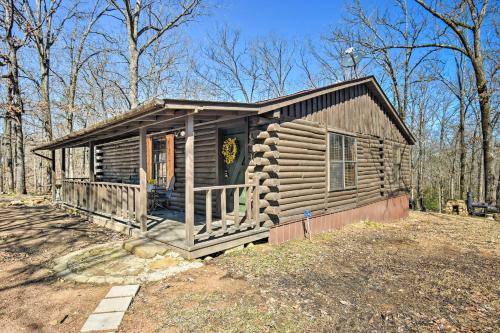 Arkansas Log Cabin Rental Near Lake Greeson!