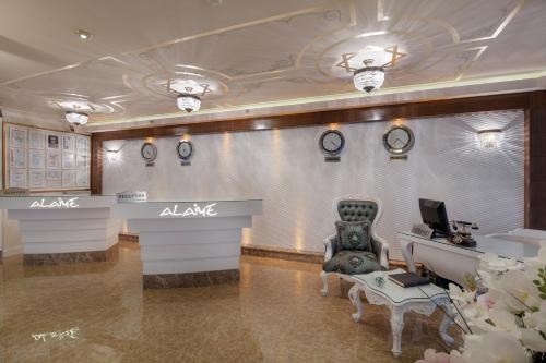 Alaiye Kleopatra Hotel - 공용 라운지/TV 시청 구역