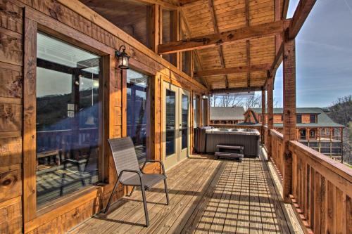 Smoky Mtn Log Cabin with Hot Tub and Panoramic Views! - image 9