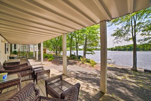 Waterfront Pocono Lake Home with Private Dock!