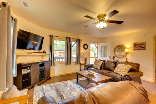 Waterfront Cabin with Hot Tub on Tuckasegee River! in Bryson City, USA