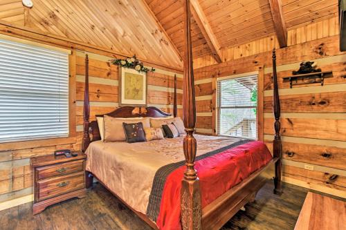 Sevierville Cabin with Private Hot Tub and Fireplace!
