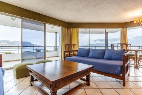 balkon/terras, Apart Enjoy Pucon in Pucon