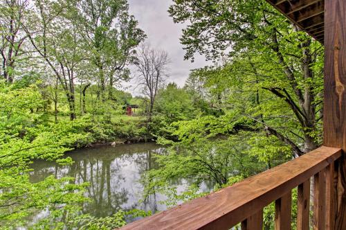 Riverfront Cabin with Fire Pit - 5 Mi to Pigeon Forge - image 2