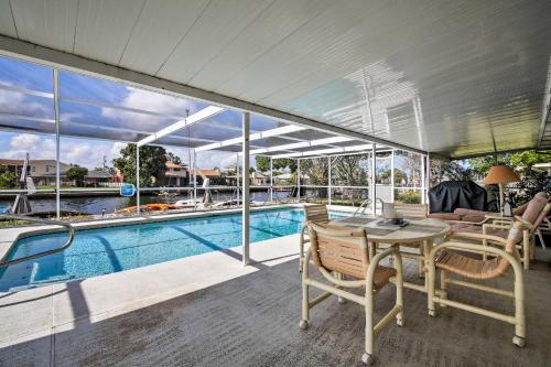 Swimming pool, Waterfront Hernando Beach Home with Dock and Kayaks in Spring Hill (FL)
