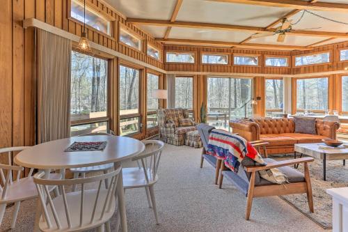 Family Home with Deck Walk to Big Bass Lake! - main image