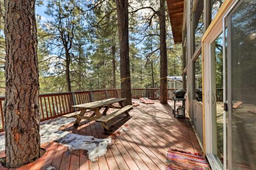 Flagstaff Cabin with Large Deck and Fenced Yard!