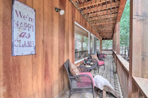 Walk to Big Trees State Park: Cabin w/ Deck! in Arnold (CA)