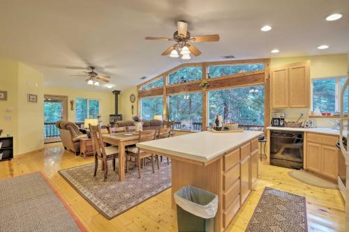 Walk to Big Trees State Park: Cabin w/ Deck! in Arnold (CA)