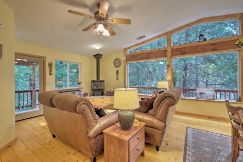 Walk to Big Trees State Park: Cabin w/ Deck! in Arnold (CA)