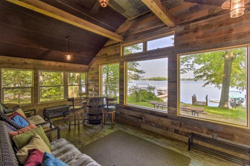 White Lake Home with Patio, Fire Pit, Boat Dock!