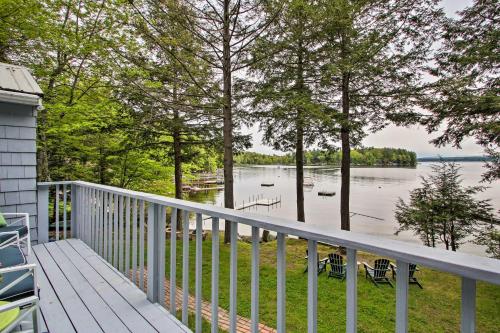 Waterfront Sebago Lake Cottage with Dock and Beach - image 4