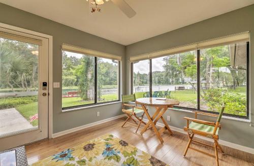 Riverfront Dunnellon Home with Dock and Solarium! in Dunnellon, USA