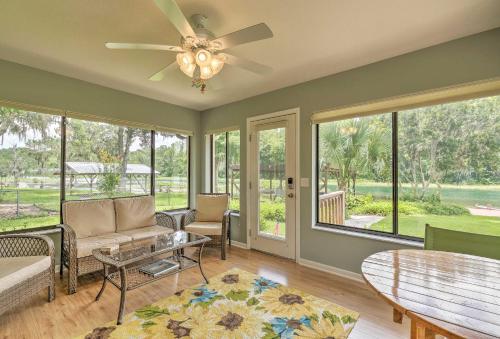 Riverfront Dunnellon Home with Dock and Solarium! in Dunnellon, USA