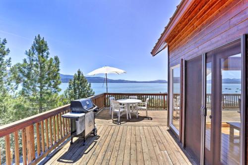 Scenic Susanville Cabin with Deck on Eagle Lake