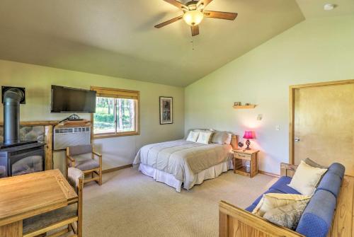 40-Acre Trego Resort Cabin with Lake and Trails! - image 9