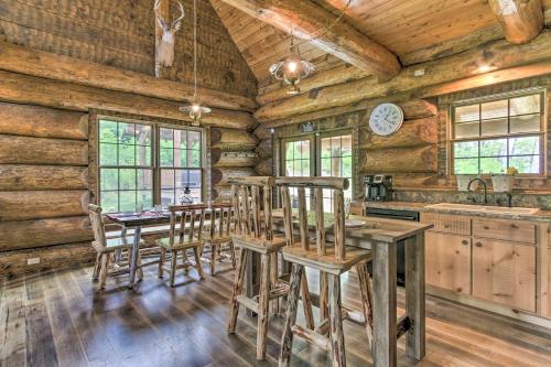 Log Cabin with Hot Tub and Games, 5 Mi to Pigeon Forge