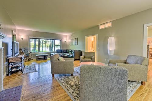 Lakefront Gobles Home with Private Dock and Boats! - image 9