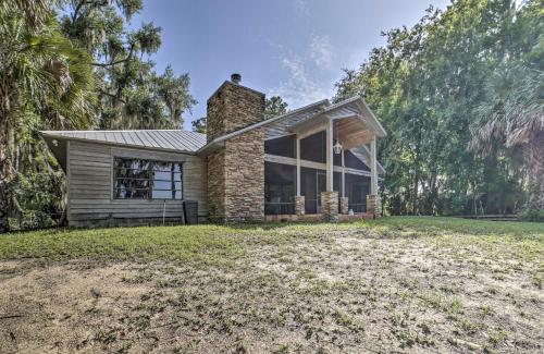 Welaka House with Private Dock on St Johns River