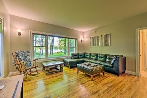 Lakefront Gobles Home with Private Dock and Boats! - image 6