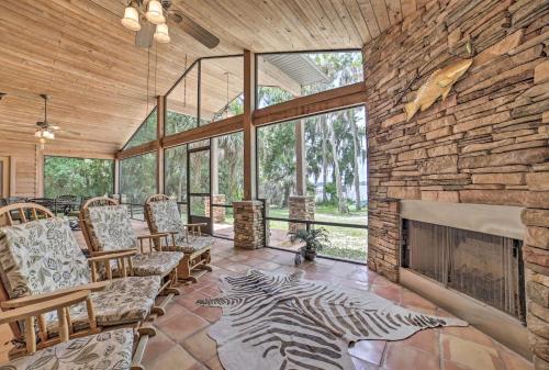 Welaka House with Private Dock on St Johns River