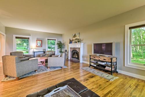 Lakefront Gobles Home with Private Dock and Boats! - image 11