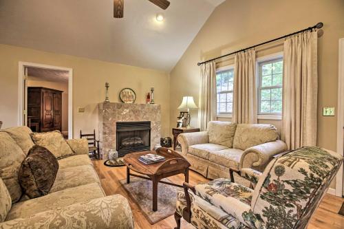 Resort Home on Mountain Golf Course with Deck and View