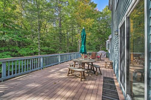 Condo with Deck and Grill Less Than 5 Miles to Loon Mountain!