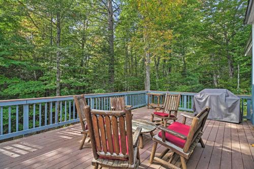 Condo with Deck and Grill Less Than 5 Miles to Loon Mountain!