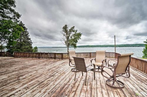 Lakefront Boyne Home with Deck, Walk to Downtown! in Boyne City, USA