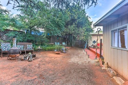 Unique Uptown Townhome with Spacious Yard and Fire Pit